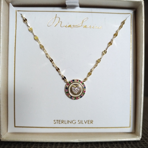 Mia Sarine Stationary Heart❤️ Pendant Necklace - Picture 13 of 14